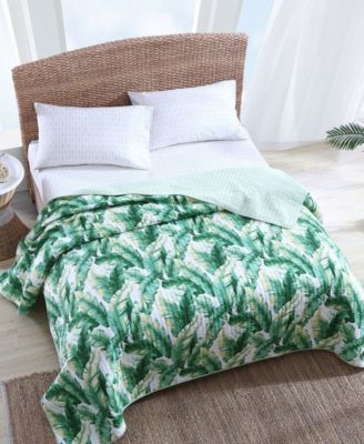 Tommy Bahama Anguilla Botanical Quilt, Full/Queen - Macy's