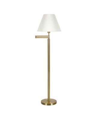 Hudson & Canal Moby Swing Arm Floor Lamp with Empire Shade - Macy's