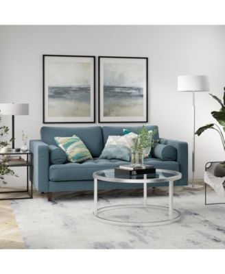 61.5" Metal Simone 2-Light Floor Lamp