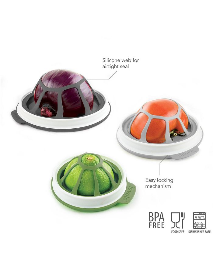 Tovolo Set of 3 Seal 'N Store Produce Keepers Macy's