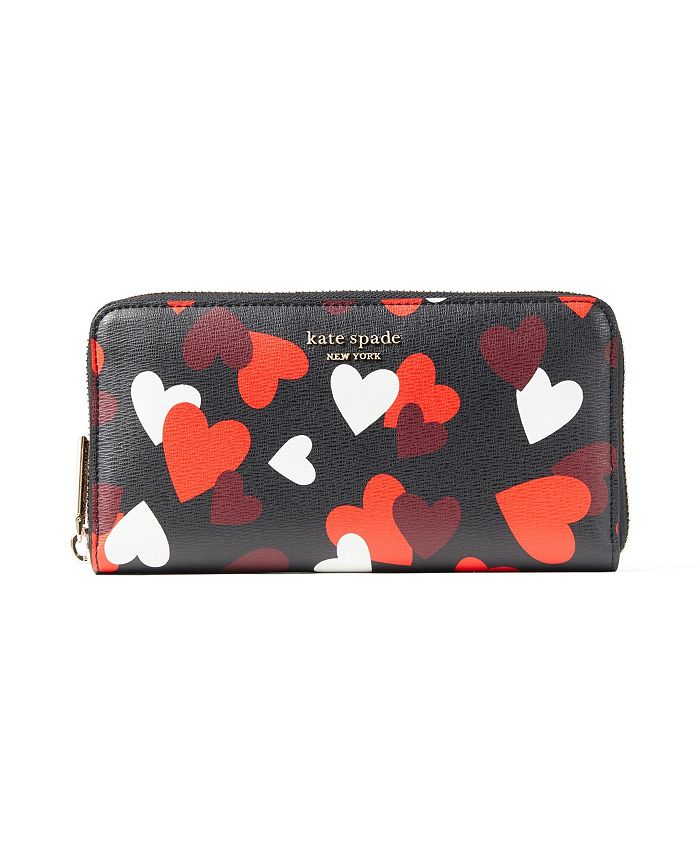 kate spade new york Spencer Celebration Hearts ZipAround Continental