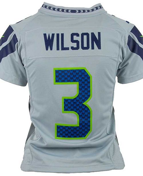 Nike Kids Russell Wilson Seattle Seahawks Game Jersey Big Boys