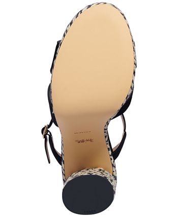 COACH Women's Talina Platform Espadrille Dress Sandals & Reviews ...