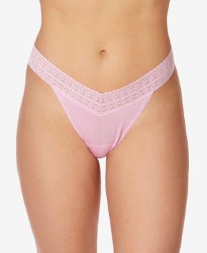 Shop Hanky Panky Dreamease Original Rise Thong, 631104 In Cotton Candy Pink