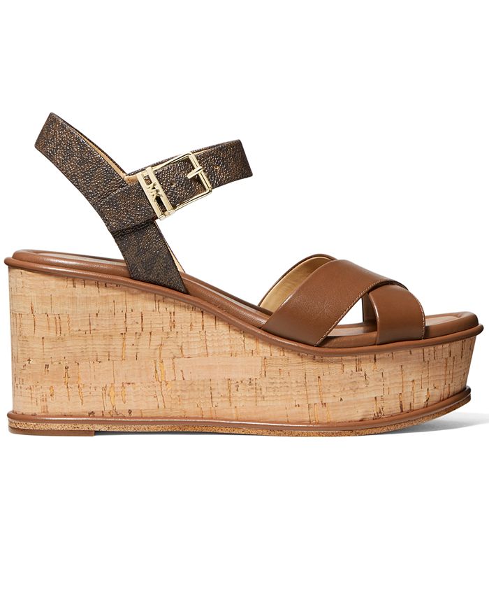 Michael Kors Melina Platform Wedge Sandals & Reviews - Sandals - Shoes ...