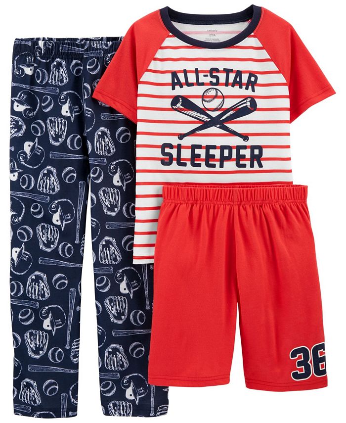 Loose Fit Baseball Short Set