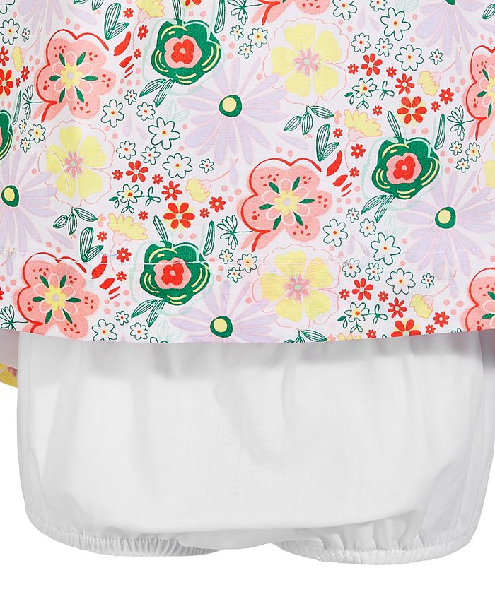 First Impressions Baby Girls FloralPrint Cotton Dress Set, Created for