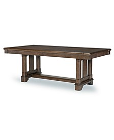 Stafford Trestle Dining Table, Created for Macy's