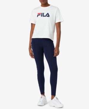 Fila Parma High-Rise Logo Full Length Leggings