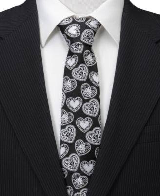 Cufflinks Inc. Men's Paisley Heart Tie
