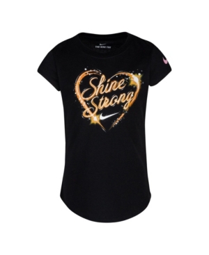 Nike Little Girls Just Do It Strong Scoop T-shirt