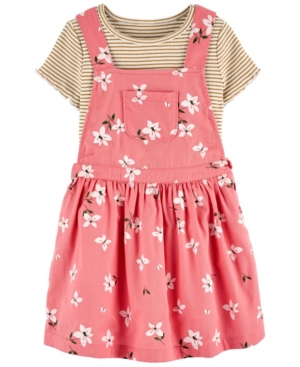 Carter's Toddler Girls 2 Piece Tee Jumper Set
