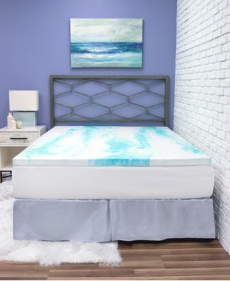 SensorGel - 2" Gel Swirl Memory Foam Mattress Topper - Twin