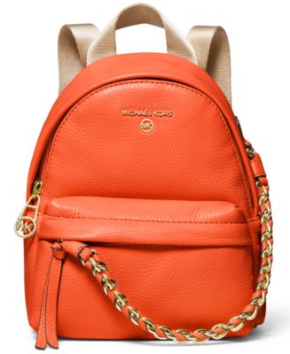 New Michael Kors Viv Extra-Small Convertible Leather Backpack Bright RED  Dustbag