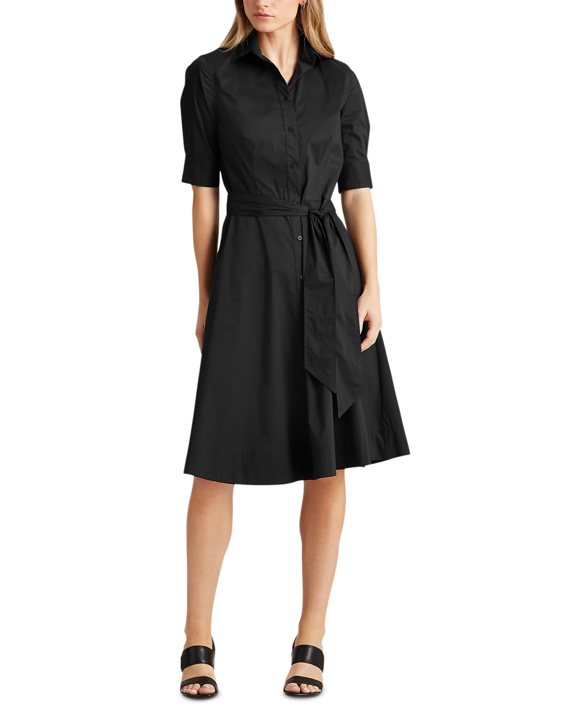 RALPH LAUREN COTTON SHIRTDRESS