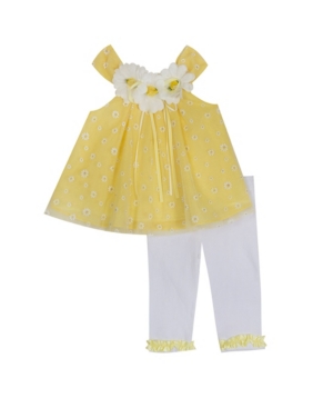 Little Girls Mesh Leggings Set