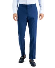 Buy USQUARE Men Slim Fit Dark Blue Formal Trousers  Formal Pants for  Office, Party and Casual Wear (Size: 30) at