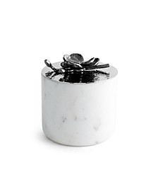 Black Orchid Marble Candle