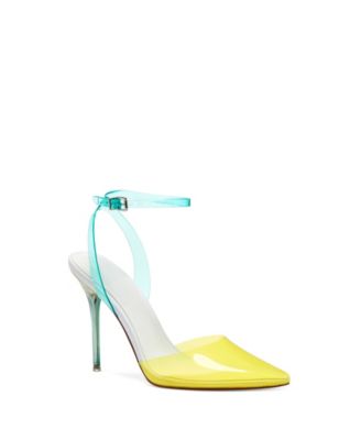 lucite shoes pumps