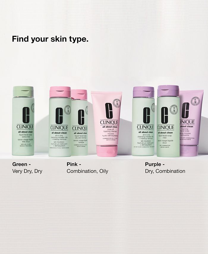Clinique Jumbo All About Clean™ Liquid Facial Soap Oily, 13.5 oz Macy's