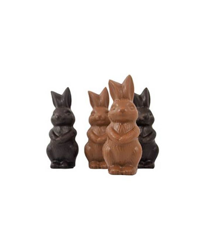 Frango Chocolates Solid Chocolate Bunnies, Set of 4, Created for Macy's