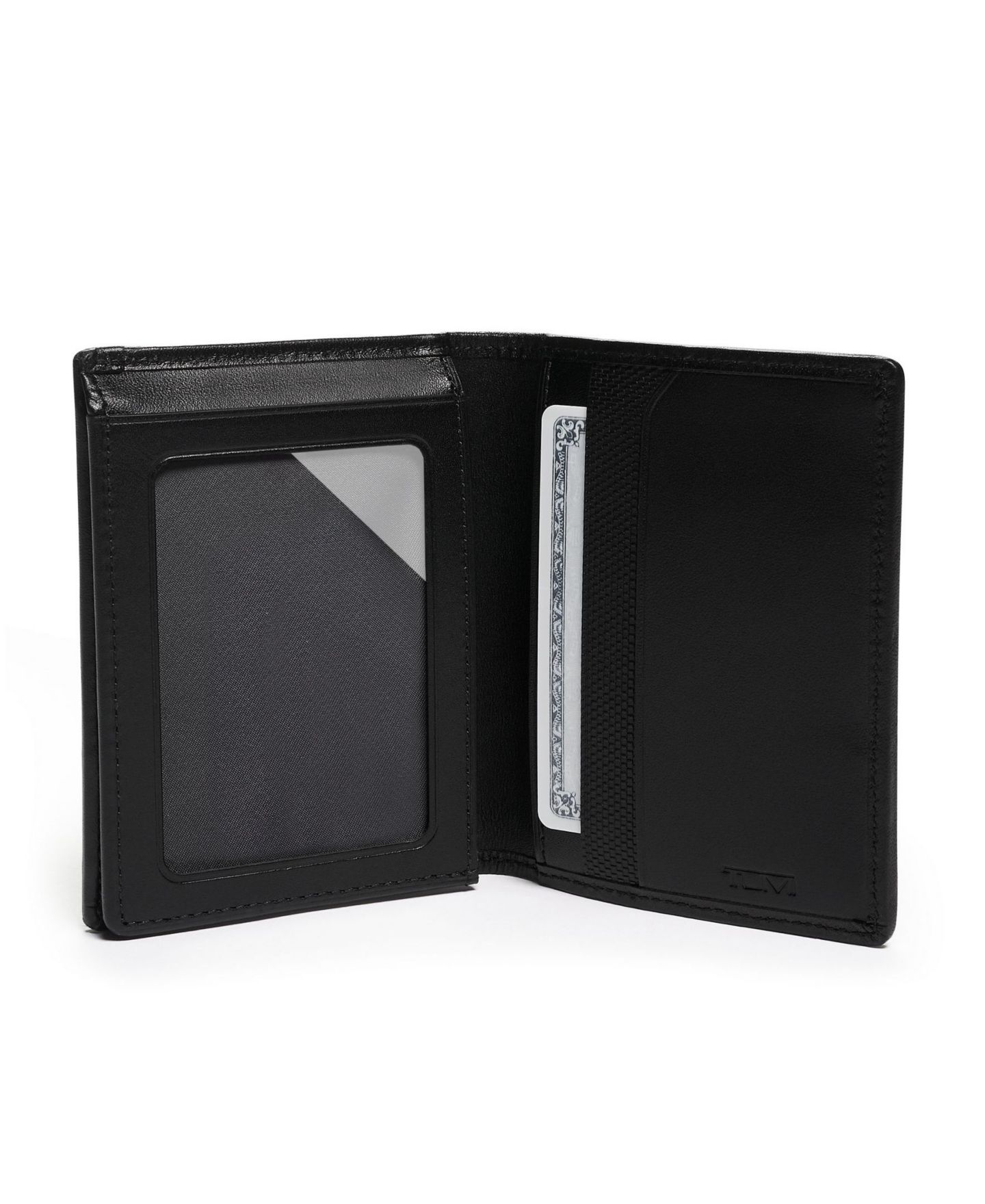 Мужской кошелёк Tumi Alpha SLG L-Fold Wallet, цвет: Чёрный — фото 3