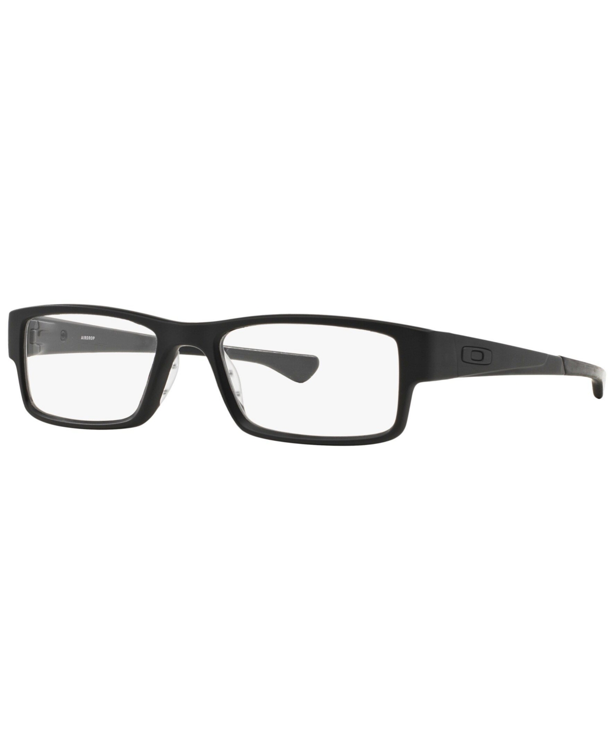 OX8046 Airdrop Men's Rectangle Eyeglasses - Black