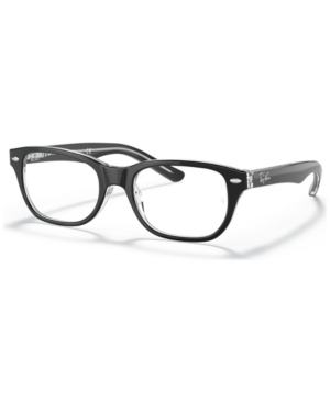 Ray-ban Jr Ry1555 Child Square Eyeglasses In Black