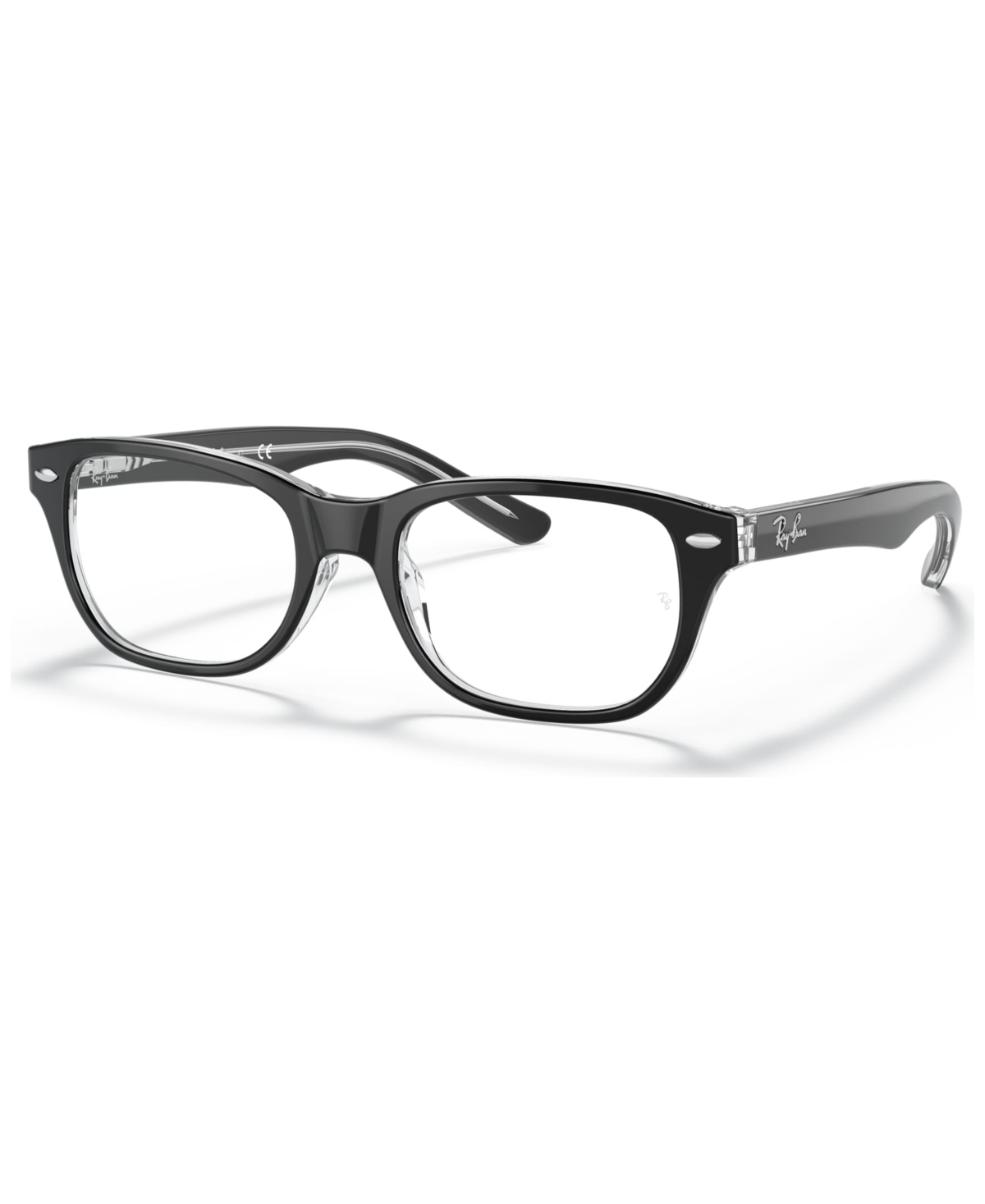 RY1555 Child Square Eyeglasses - Black
