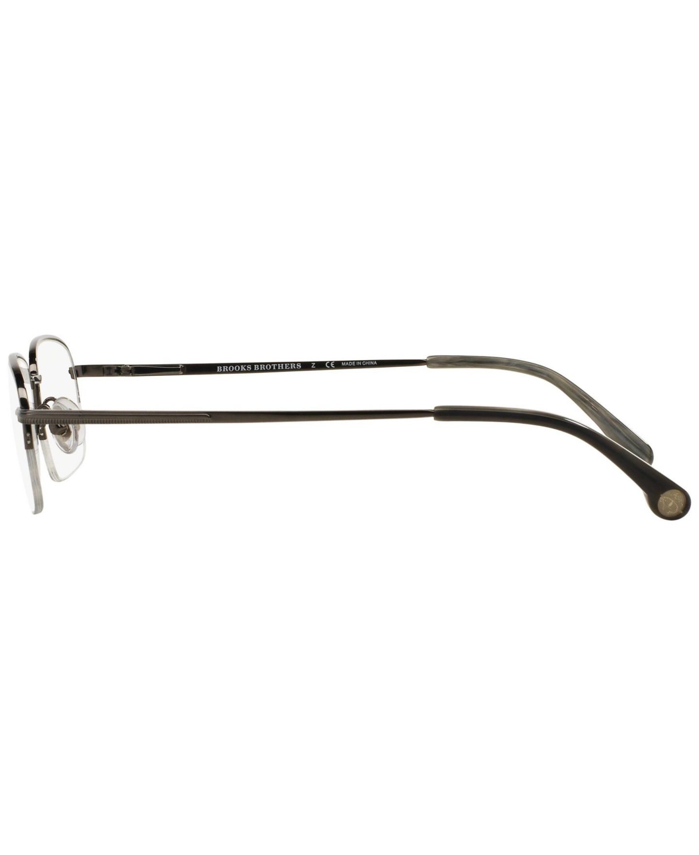 Мужские очки Brooks Brothers Man Pillow Titanium BB 487T Eyeglasses, цвет: Тёмный графитовый металлик — фото 3