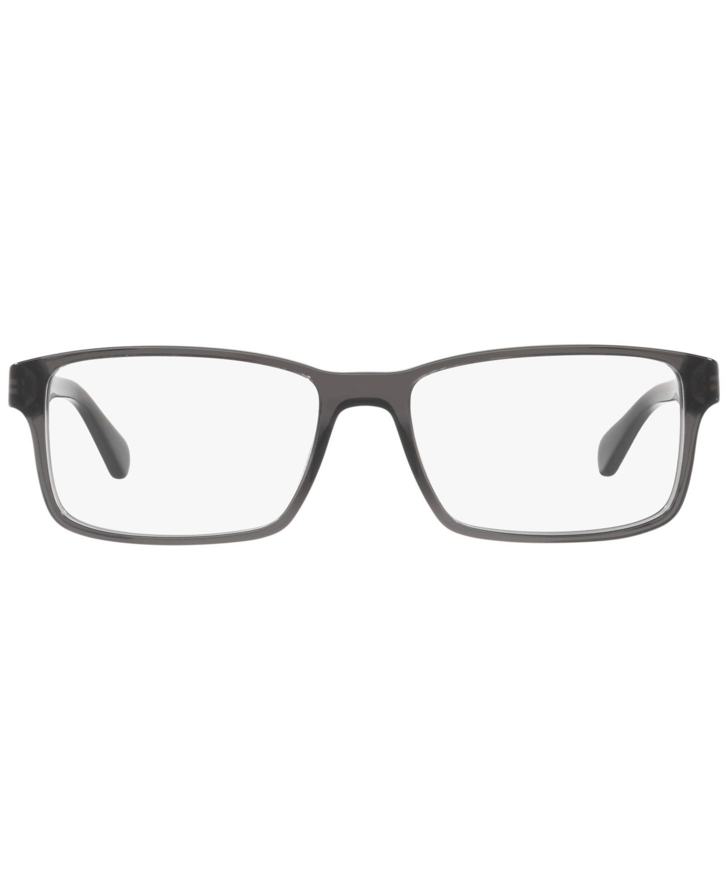 Мужские очки Polo Ralph Lauren Man Rectangle Plastic PH2123 Eyeglasses, цвет: Чёрный прозрачный — фото 2