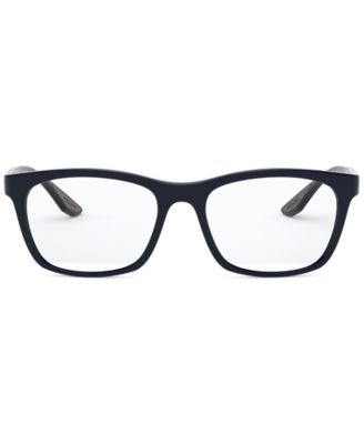 PS 02NV Men's Square Eyeglasses