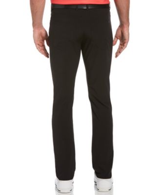 PGA Tour Men's 4 Way Stretch Pants - Black Heat - Size 38x32
