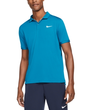 temperen Negen Betrokken Nike Court Dri-fit Tennis Henley Shirt In Green Abyss | ModeSens