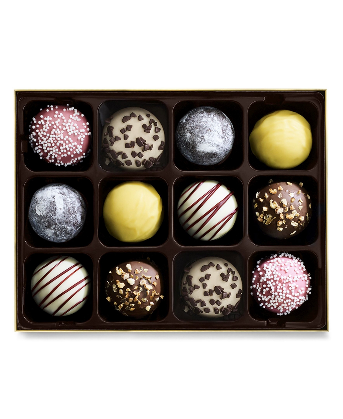 Godiva Happy Birthday Truffles Gift Box, 12 Piece In Multi
