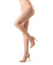 Natori Women's Soft Suede Ultra Sheer Control Top Tights in Nude