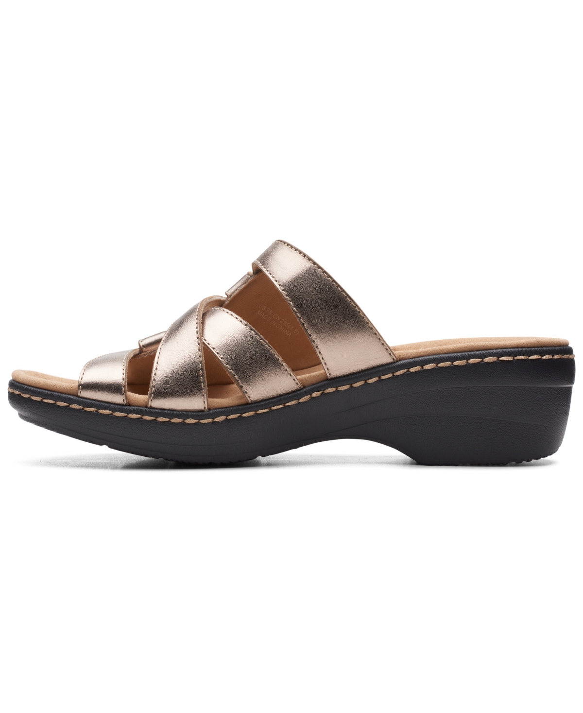 CLARKS WOMEN'S MERLIAH KARLI SLIP-ON STRAPPY SANDALS 