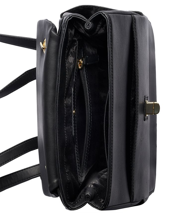 Karl Lagerfeld Paris Agyness Leather Backpack - Macy's