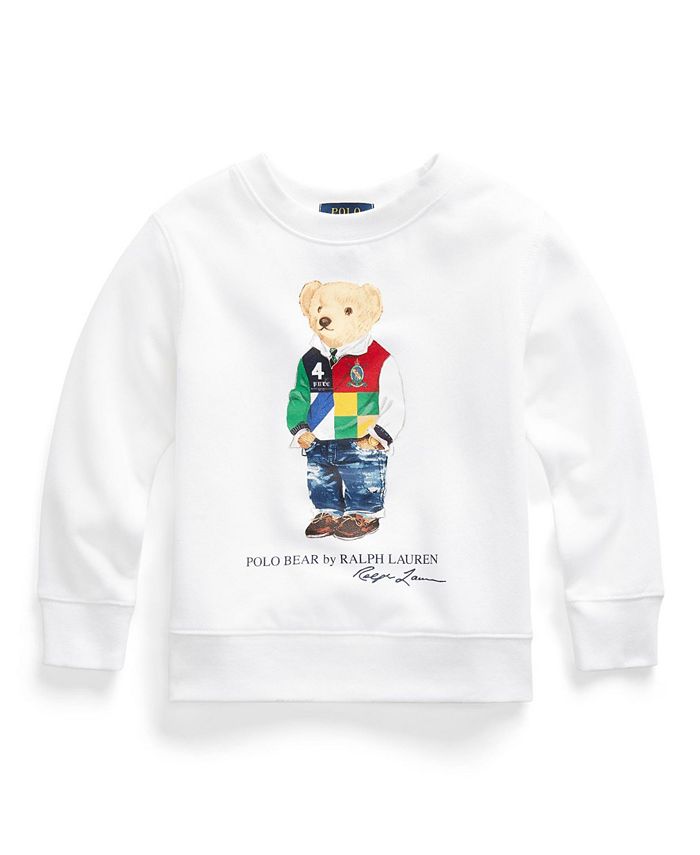 Polo Ralph Lauren Little Boys Polo Bear Fleece Sweatshirt & Reviews ...