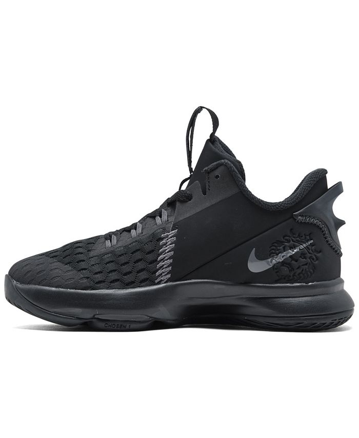 Nike Little Boys LeBron Witness 5 Basketball Sneakers from Finish Line ...