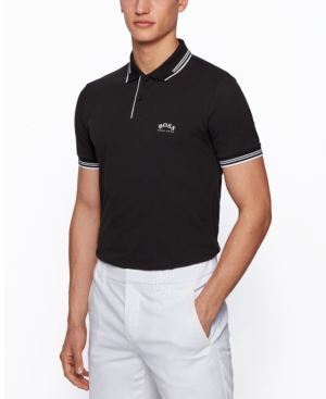 Boss Men's Paul Curved Slim-Fit Polo Shirt