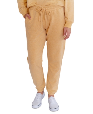 Rebellious One Juniors' Heathered Fleece Sweatpants
