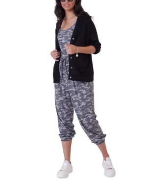 Black Tape V-Neck Cardigan