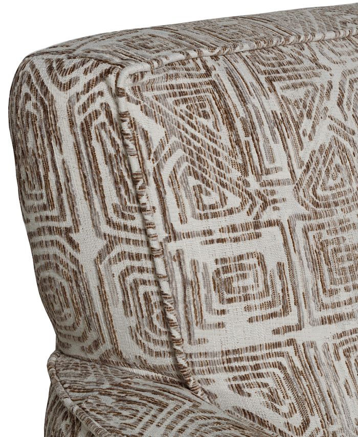 Furniture CLOSEOUT! Jordani 33" Fabric Swivel Accent Chair, Created for