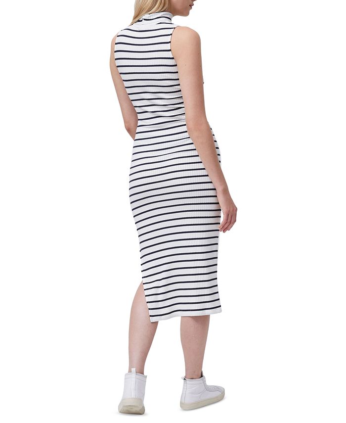 French Connection Tommy Striped Sleeveless Midi Dress - Macy's