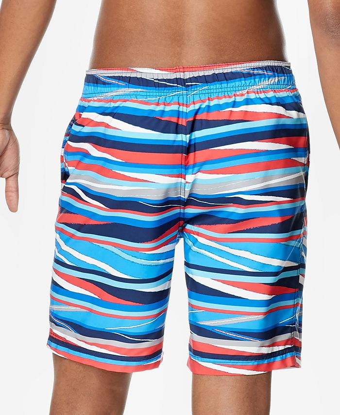 Speedo Men's Stripe Lane Bondi 2Way Stretch DWR 20" Board Shorts