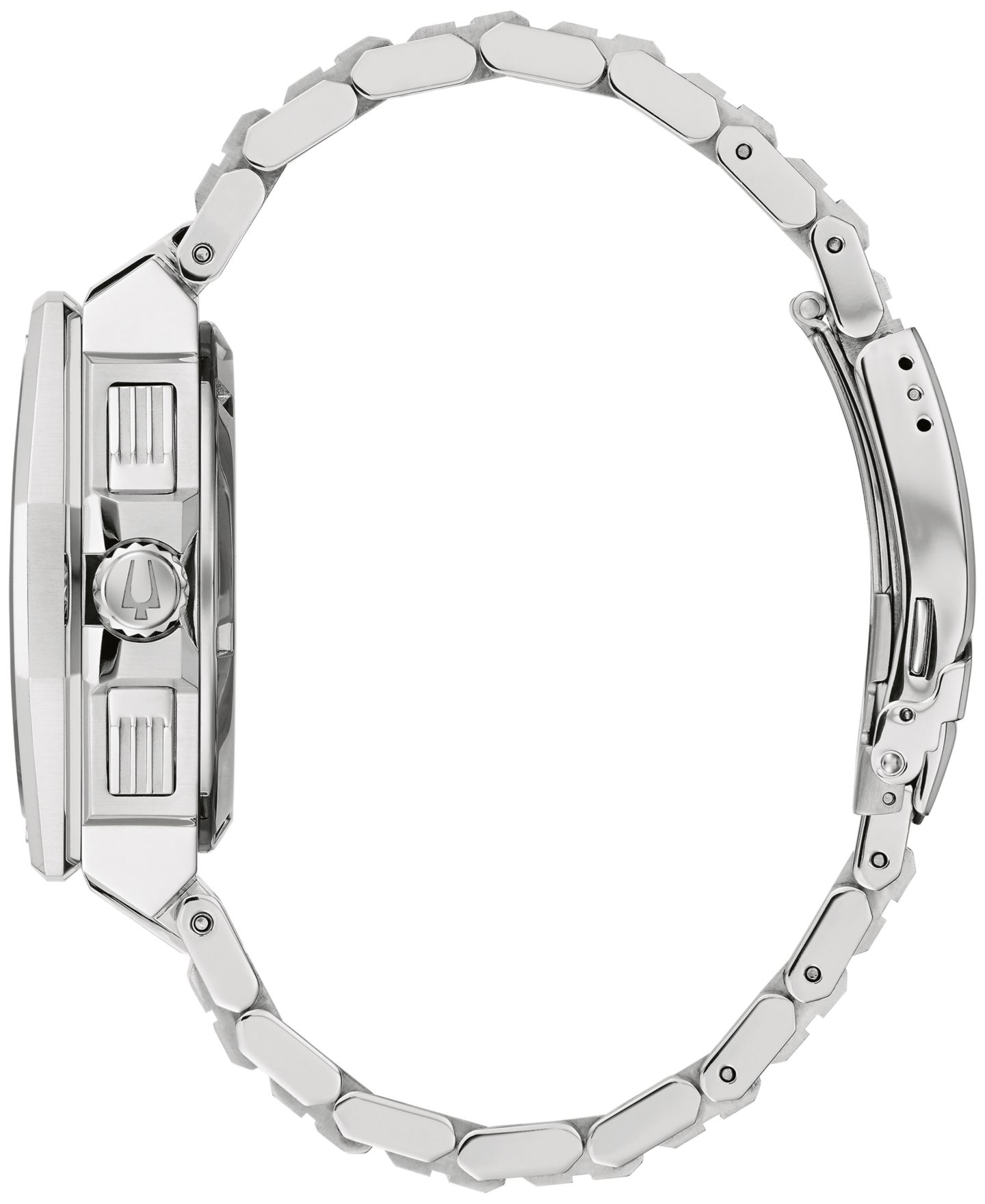 Мужские часы Bulova Chronograph Precisionist X Stainless Steel Bracelet Watch 44.5mm — фото 2