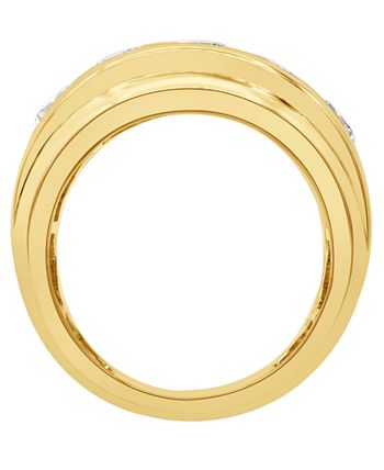Macy's - Men's Diamond Ring (3 ct. t.w.) in 10k Gold