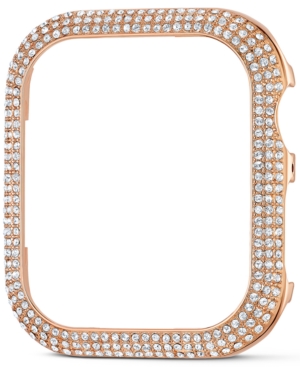 Shop Swarovski Sparkling Crystal Apple Watch Case, 40mm In Pink