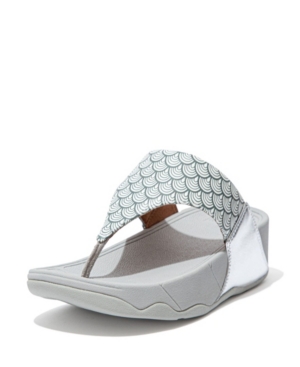 Women's Lulu Wave-Print Wide Fit Toe-Post Sandals Women's Shoes